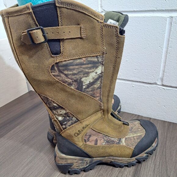 Cabelas Goretex Insulated Camo Hunting/Winter Boots With Front Zipper Men's 6.5M - Picture 7 of 10